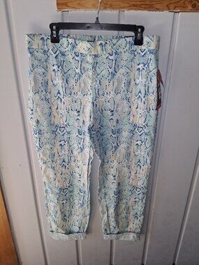 Style & Co Snakeskin Print Comfort Waist Slim Leg Pants NWT Sz L